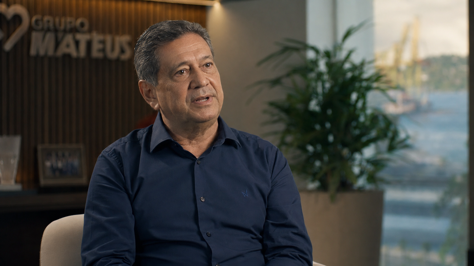 Depoimento gravado em entrevista executiva