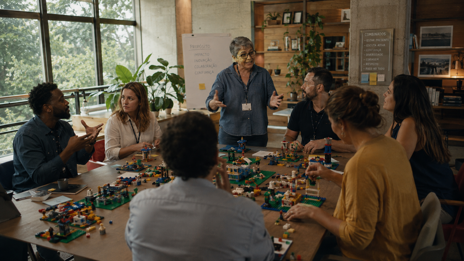 Workshop de imersão com LEGO Serious Play